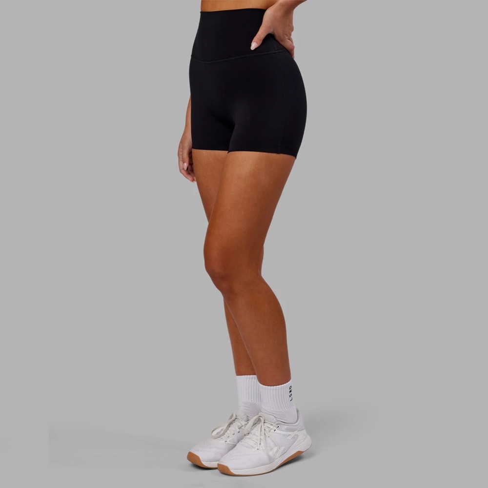 LSKD Elixir Ultra High Rise 4" Short Black Size XS